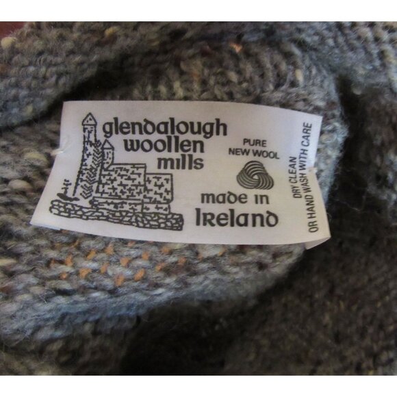 Glendalough Woollen Mills Ireland Wool Gray Tunic Style Sweater XXL - Picture 13 of 14